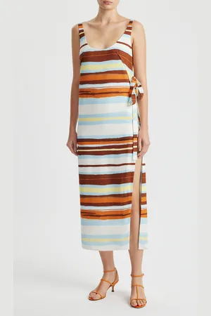 EMILIA WICKSTEAD Birna High-Cut Midi Dress