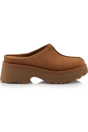 UGG New Heights Suede Clogs