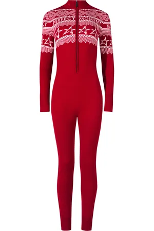 Perfect Moment Holiday Wool Ski Onesie