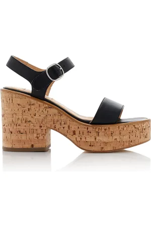 GABRIELA HEARST Sardis Leather Platform Sandals