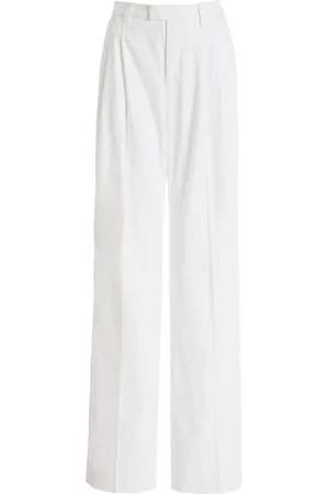 Favorite Daughter Exclusive Low Favorite Pleated Linen Wide-Leg Pants