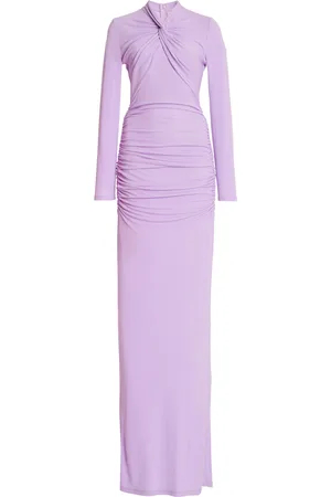 Carolina Herrera Twisted Stretch Wool Maxi Dress