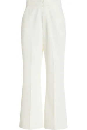 Favorite Daughter Exclusive Phoebe Twill Cropped Flared-Leg Pants