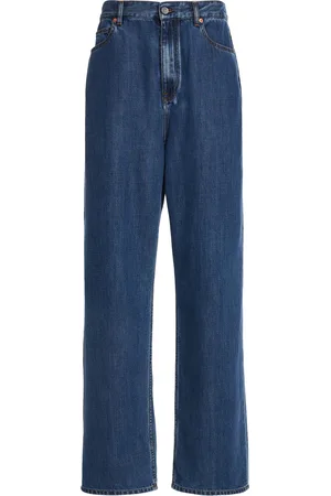 VALENTINO GARAVANI Stretch Low-Rise Wide-Leg Jeans