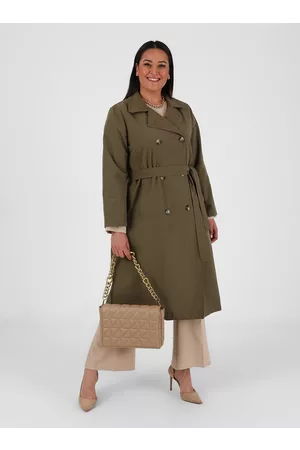 Alía Plus Size Trench Coat