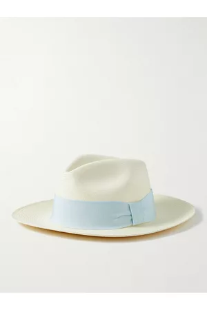 Frescobol Carioca Men Hats - Rafael Grosgrain-Trimmed Straw Panama Hat