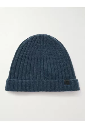 Tom Ford Men Beanies - Ribbed Cashmere Beanie