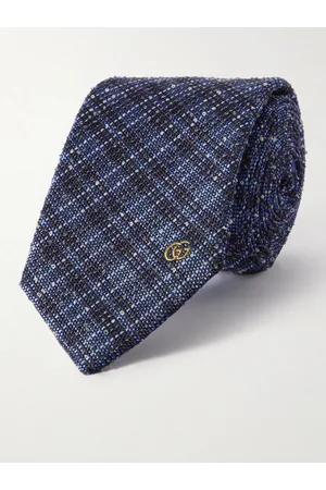 Gucci Men Neckties - 7cm Silk-Blend Jacquard Tie