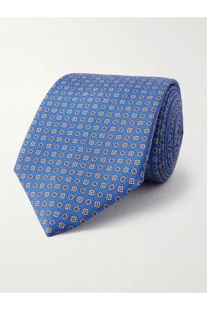 CANALI Men Neckties - 7cm Printed Silk Tie