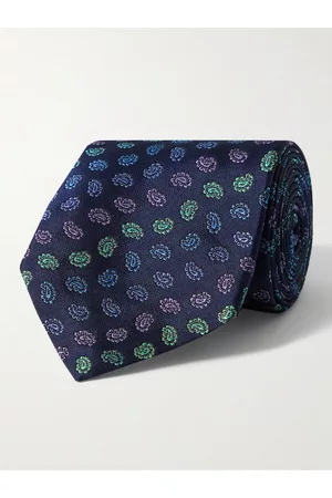 Etro 8cm Paisley Silk Tie