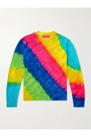 THE ELDER STATESMAN Rainbow Void Tie-Dyed Cashmere Sweater