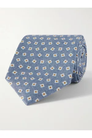 BRIONI Printed Silk Tie
