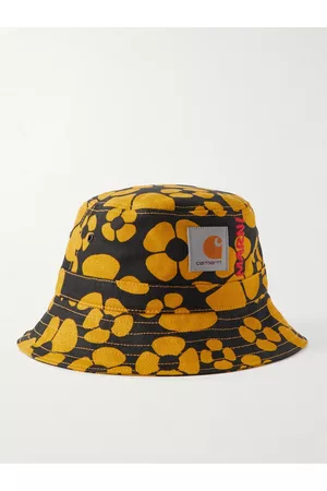 Marni Carhartt WIP Logo-Detailed Floral-Print Cotton-Canvas Bucket Hat