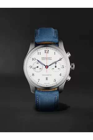 Bremont Men Chronograph Watches - ALT1-C Rose Automatic Chronograph 43mm Stainless Steel and Nubuck Watch, Ref. No. ALT1-C/ROSE