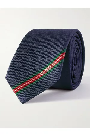 Gucci Men Neckties - 7cm Logo-Jacquard Silk Tie