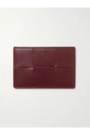 Bottega Veneta Men Wallets - Cassette Intrecciato Leather Cardholder