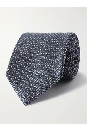 BRIONI Men Neckties - 8cm Silk-Jacquard Tie