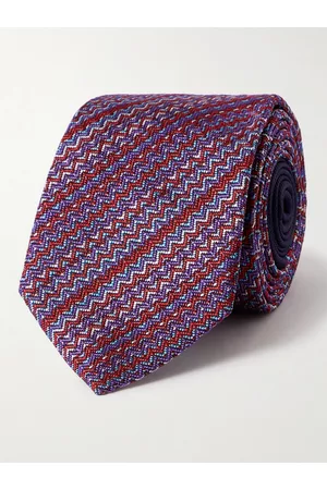 Missoni Striped Silk-Jacquard Tie