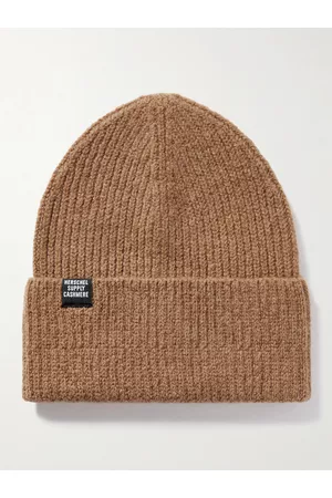 Herschel Men Beanies - Cardiff Ribbed Wool and Cashmere-Blend Beanie