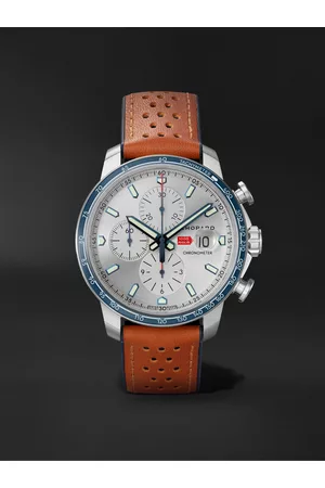 Chopard Men Watches - Mille Miglia GTS Limited Edition Automatic Chronograph 44mm Stainless Steel and Leather Watch, Ref. No. 168571-3010