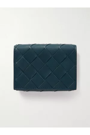 Bottega Veneta Men Wallets - Intrecciato Leather Trifold Wallet