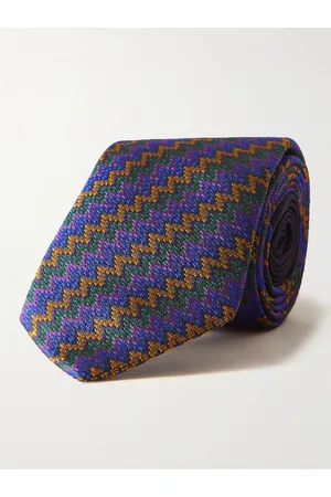 Missoni Men Neckties - 7cm Silk-Jacquard Tie