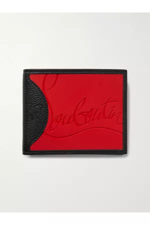 Christian Louboutin Logo-Debossed Leather and PU Billfold Wallet
