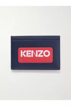 Kenzo Logo-Embossed Leather Cardholder