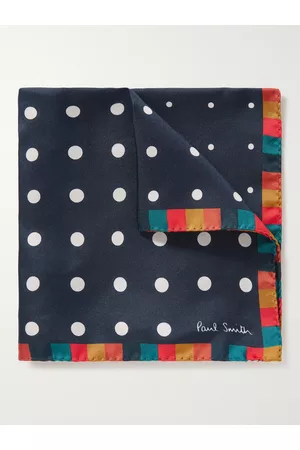 Paul Smith Printed Silk-Twill Pocket Square