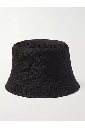 Bottega Veneta Men Hats - Intrecciato-Jacquard Twill Bucket Hat
