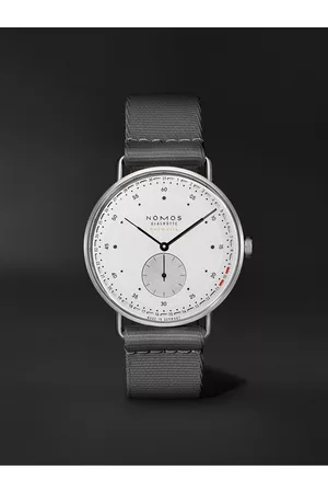 Nomos Glashütte Metro Neomatik 41 Automatic 40.5mm Stainless Steel and Webbing Watch, Ref. No. 1165