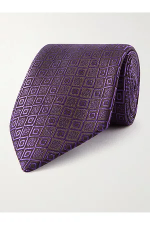 Charvet Men Neckties - 8.5cm Silk-Jacquard Tie