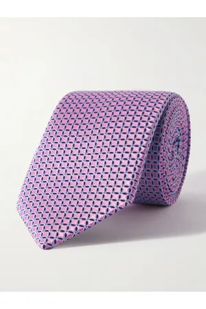 Lanvin Men Neckties - 7cm Silk-Jacquard Tie