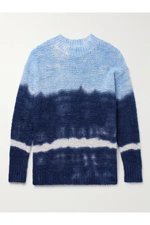 Isabel Marant Tie-Dyed Cotton-Blend Sweater