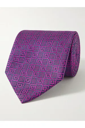 Charvet Men Neckties - 8.5cm Silk-Jacquard Tie