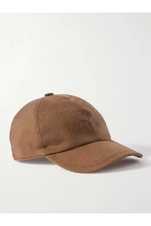Loro Piana Baby Caps - Logo-Embroidered Storm System® Baby Cashmere Baseball Cap