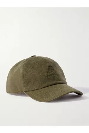 Loro Piana Baby Caps - Logo-Embroidered Storm System® Baby Cashmere Baseball Cap
