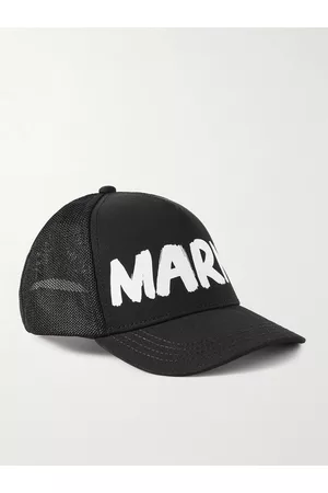 Marni Logo-Print Cotton-Twill and Mesh Trucker Cap
