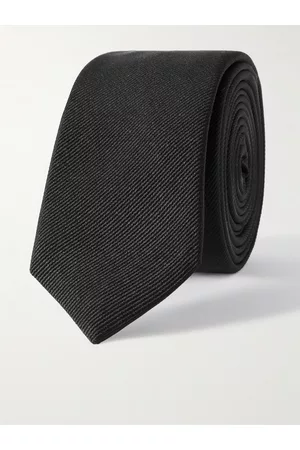 Saint Laurent Men Neckties - 5cm Silk-Twill Tie