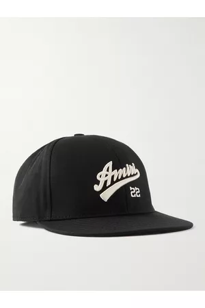 AMIRI Logo-Embroidered Cotton-Twill Flexfit® Baseball Cap