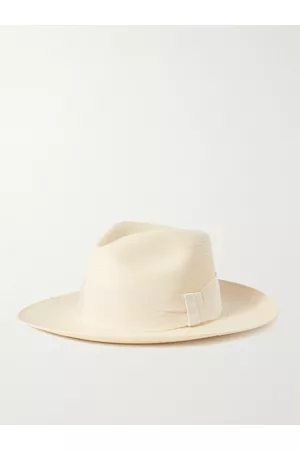 Frescobol Carioca Men Hats - Rafael Grosgrain-Trimmed Straw Panama Hat