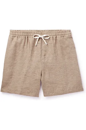 Loro Piana Arizona Straight-Leg Linen Drawstring Bermuda Shorts - Men - - L