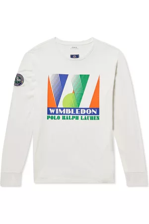 POLO RALPH LAUREN Wimbledon Logo-Embroidered Appliquéd Cotton