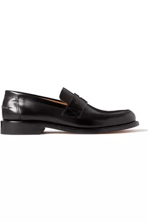 Mr P. Scott Polished-Leather Penny Loafers - Men - - UK 12