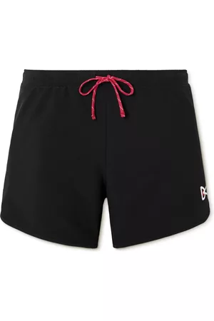 District Vision Spino Straight-Leg Logo-Print Aloe Stretch-Jersey Drawstring Shorts - Men - - M
