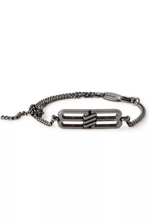 Balenciaga Icon Burnished -Tone Bracelet - Men