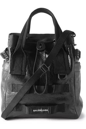 Balenciaga Creased-Leather Tote Bag - Men