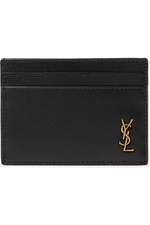 Saint Laurent Logo-Appliqu??d Leather Cardholder - Men