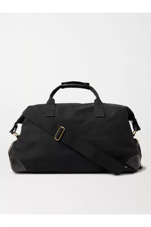 Bennett Winch Weekender Leather-Trimmed Cotton-Canvas Holdall - Men