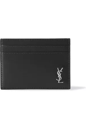 Saint Laurent Logo-Appliqu??d Leather Cardholder - Men